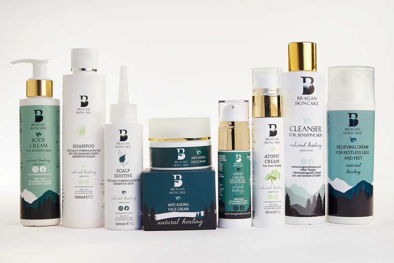 Bragan Skincare product set