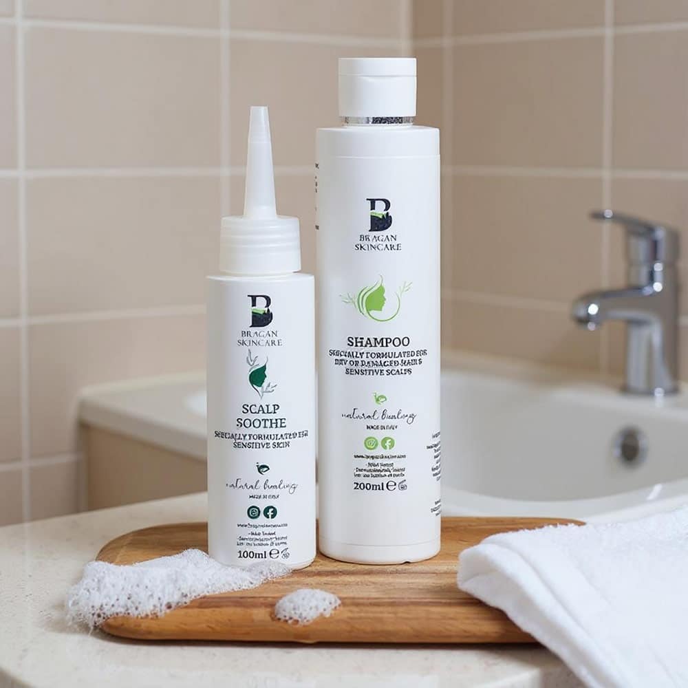 Bragan Skincare's Shampoo 200 ml and Scalp Soothe 100 ml