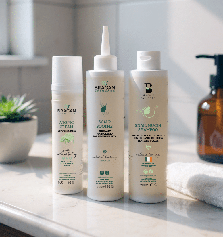 Skin and scalp bragan treatment products