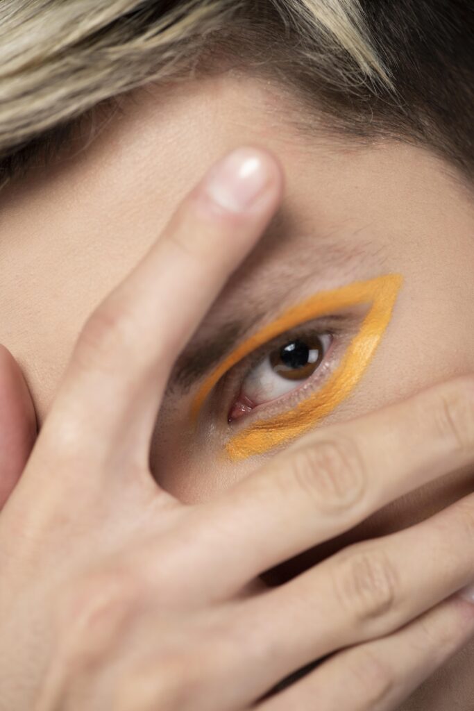 area susseptable to corner of eye eczema